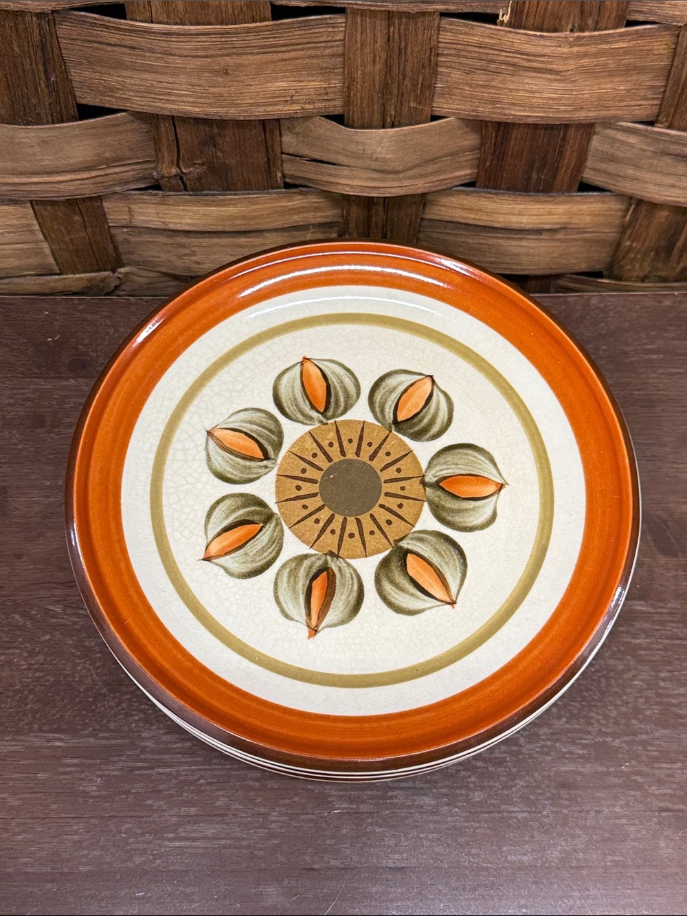 Vintage Premiere DuraStone "Melba" Pattern Plate Set of 6